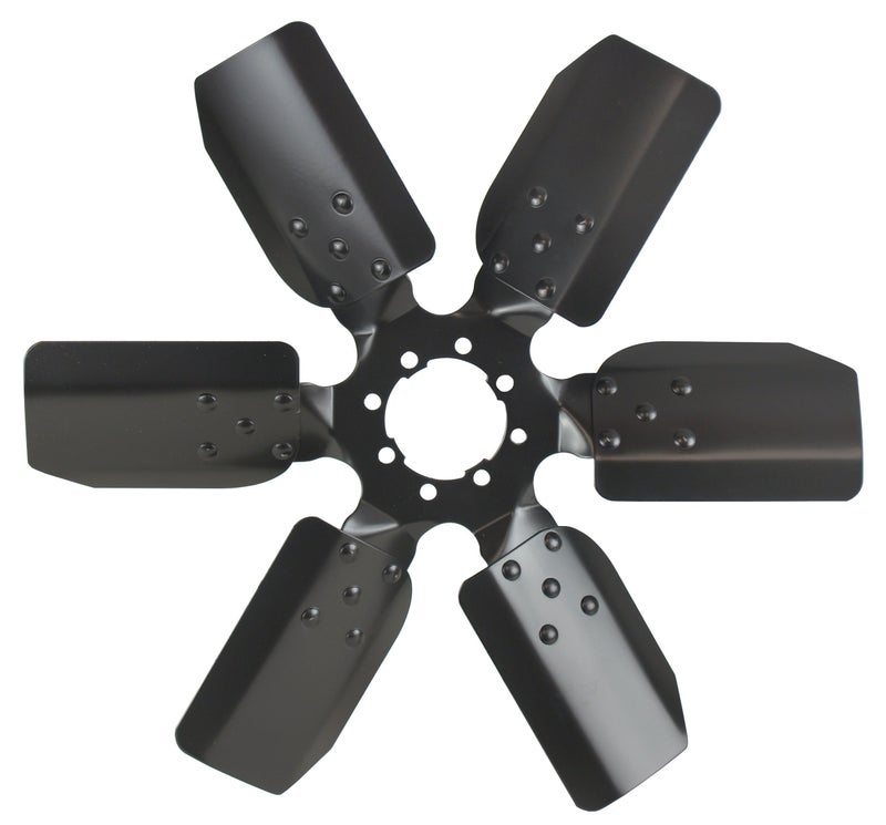 Derale 17118 Heavy Duty Fan Blade Series 1000 18" Steel Clutch Fan Standard Rotation,Black